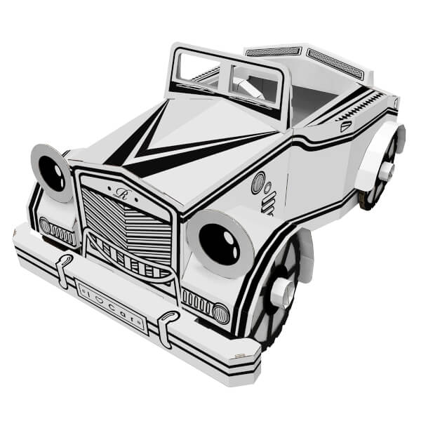 Cardboard Wearable Toy Car Diesel CarDiesel(14821B) FPF